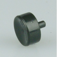 Saia-Burgess PBR round black 7mm dia. Button